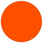  Цветной твердый гель - оранжевый 3D Orange 7гр NSI