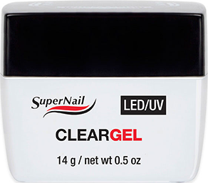 Прозрачный гель для укрепления ногтей купить, Clear Gel SuperNail, гель для коррекции гелевых ногтей, гель для перекрытия типсов