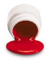 Цветной гель для наращивания ногтей Красный Basic Red #8 NSI