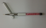  Кисть для дизайна 9 мм ручка c кристаллами 