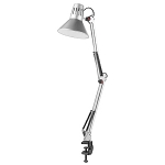 Лампа для маникюрного стола ЭРА на струбцине белого цвета