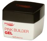 Конструирующий розовый полупрозрачный гель для ногтей SuperNail 14 гр